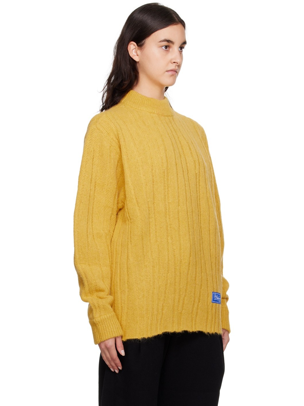 Yellow Reversible Fluic Sweater - 2