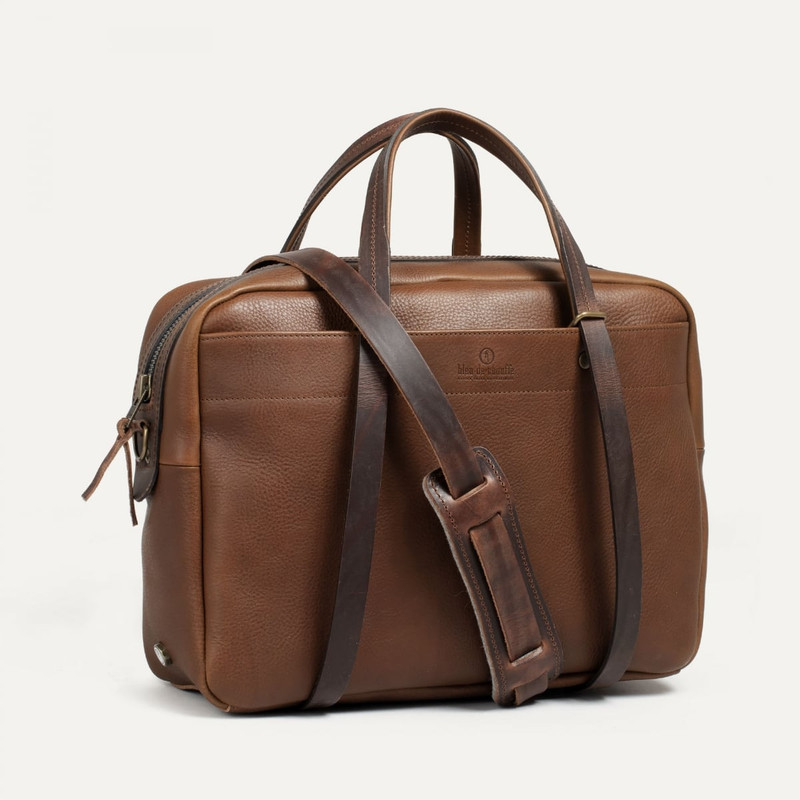 Bleu de Chauffe REPORT BUSINESS BAG  -  AMBER BROWN outlook