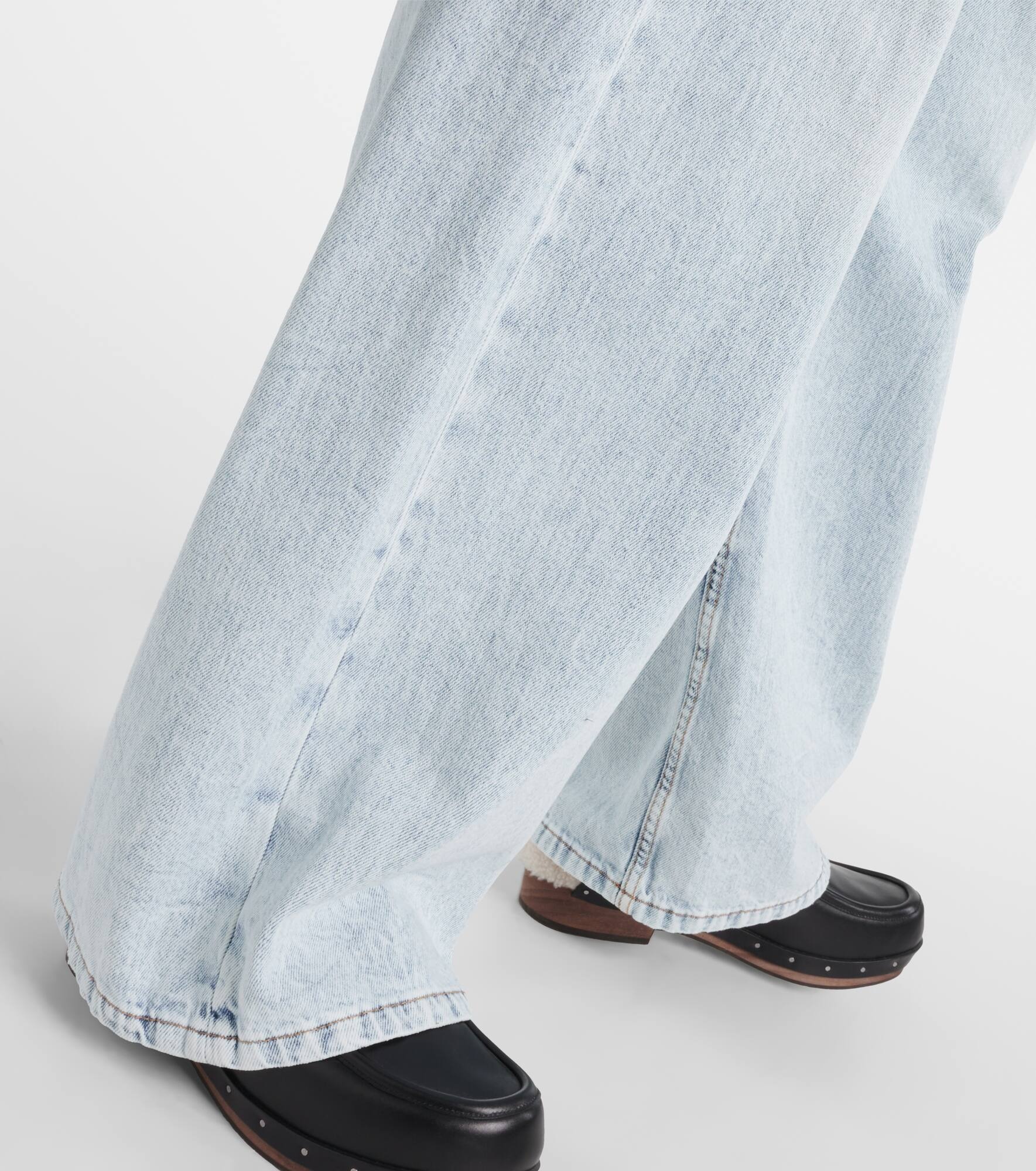 High-rise wide-leg jeans - 6