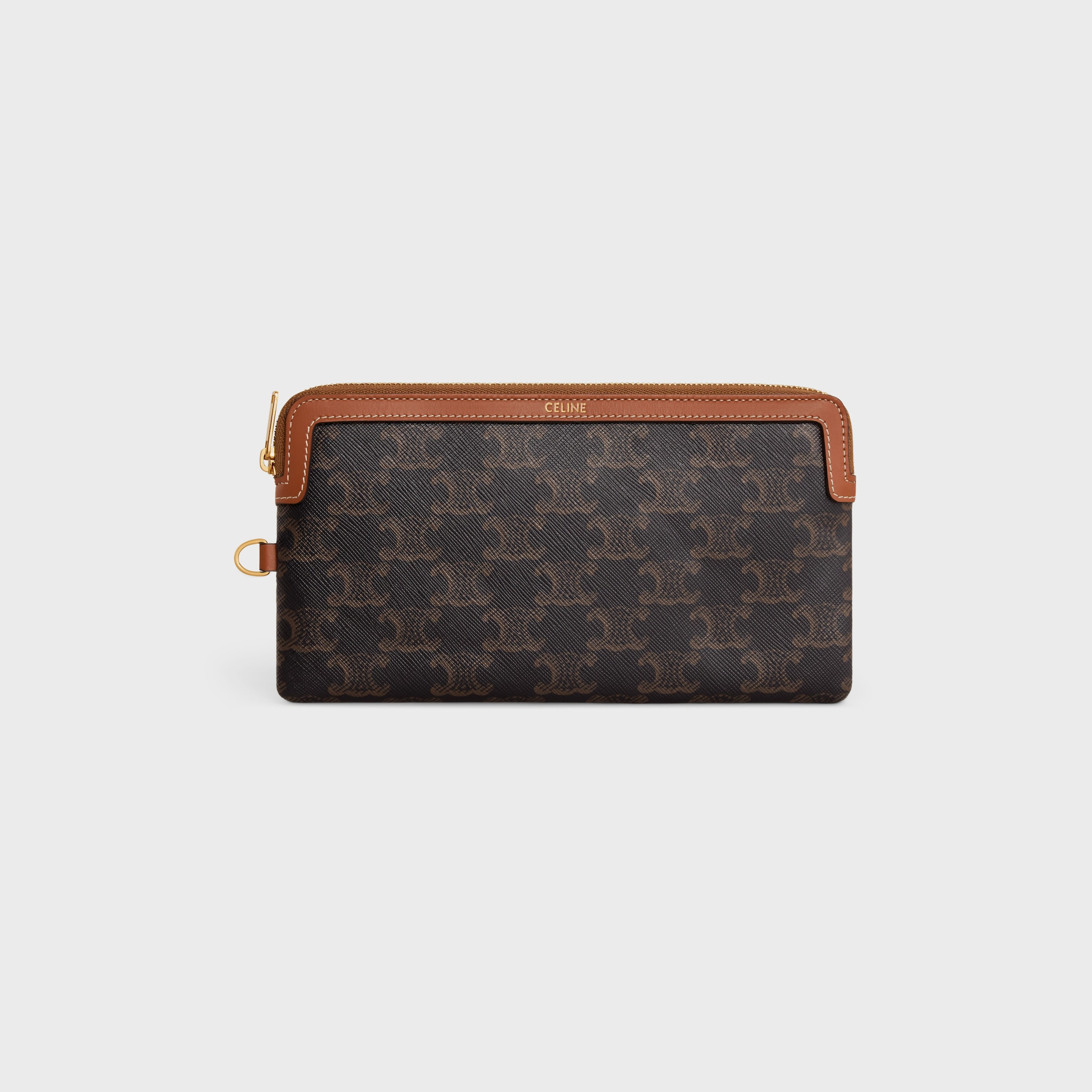 LONG POUCH WITH STRAP TRIOMPHE CANVAS - 2