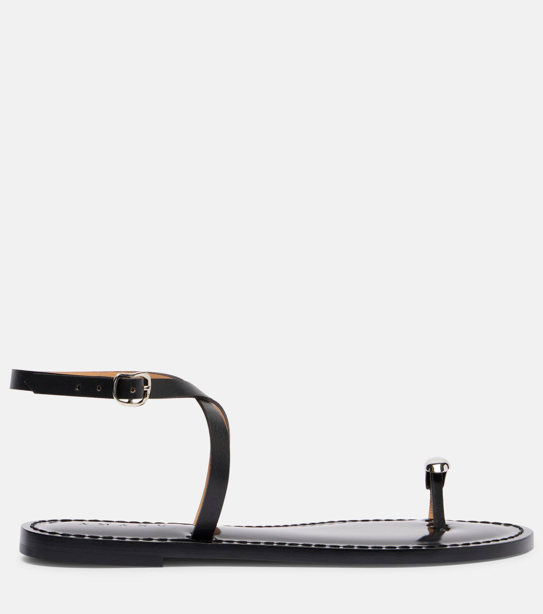 Kigali embellished leather sandals - 4