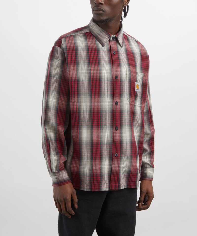Carhartt Harlin Check Chili Pepper Shirt outlook