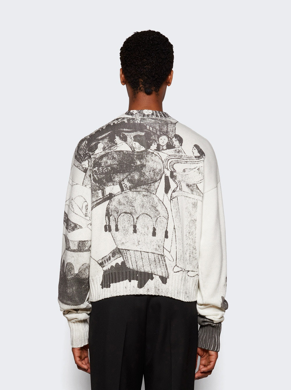 The Ballroom Dance Sweater Black And Ivory - 4