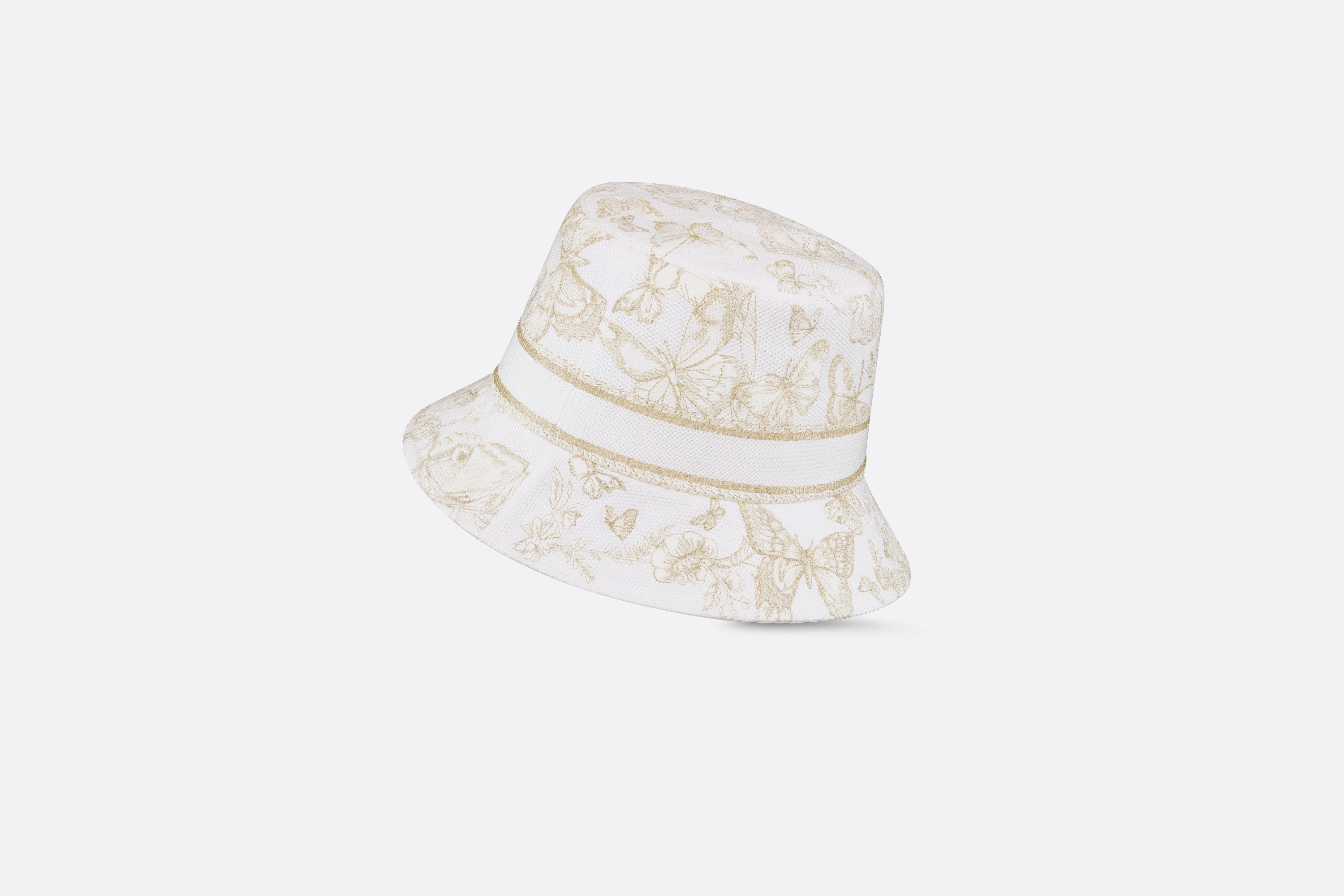 D-Bobby Toile de Jouy Mexico Small Brim Bucket Hat - 4