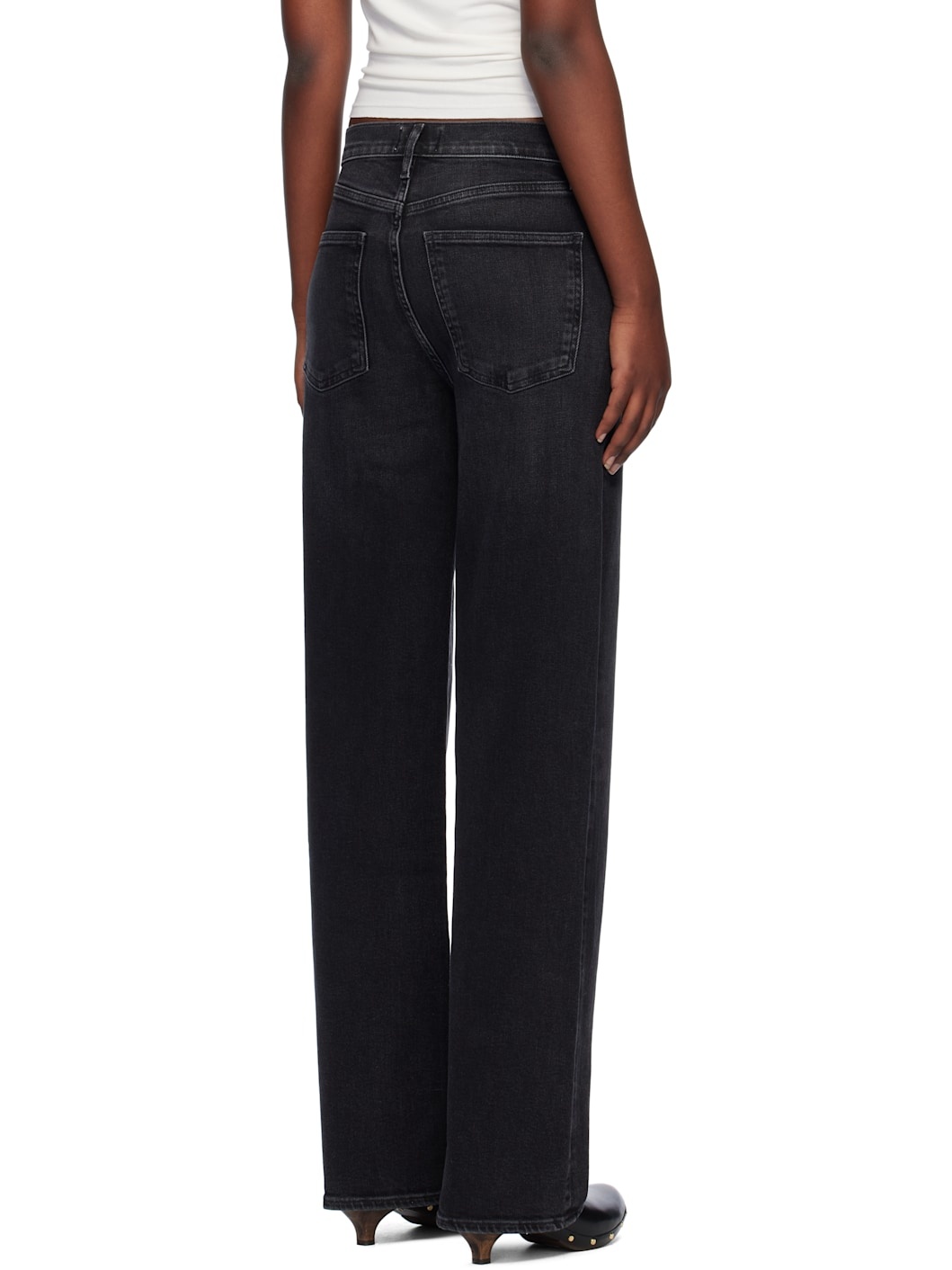 Black Harper Straight Jeans - 3