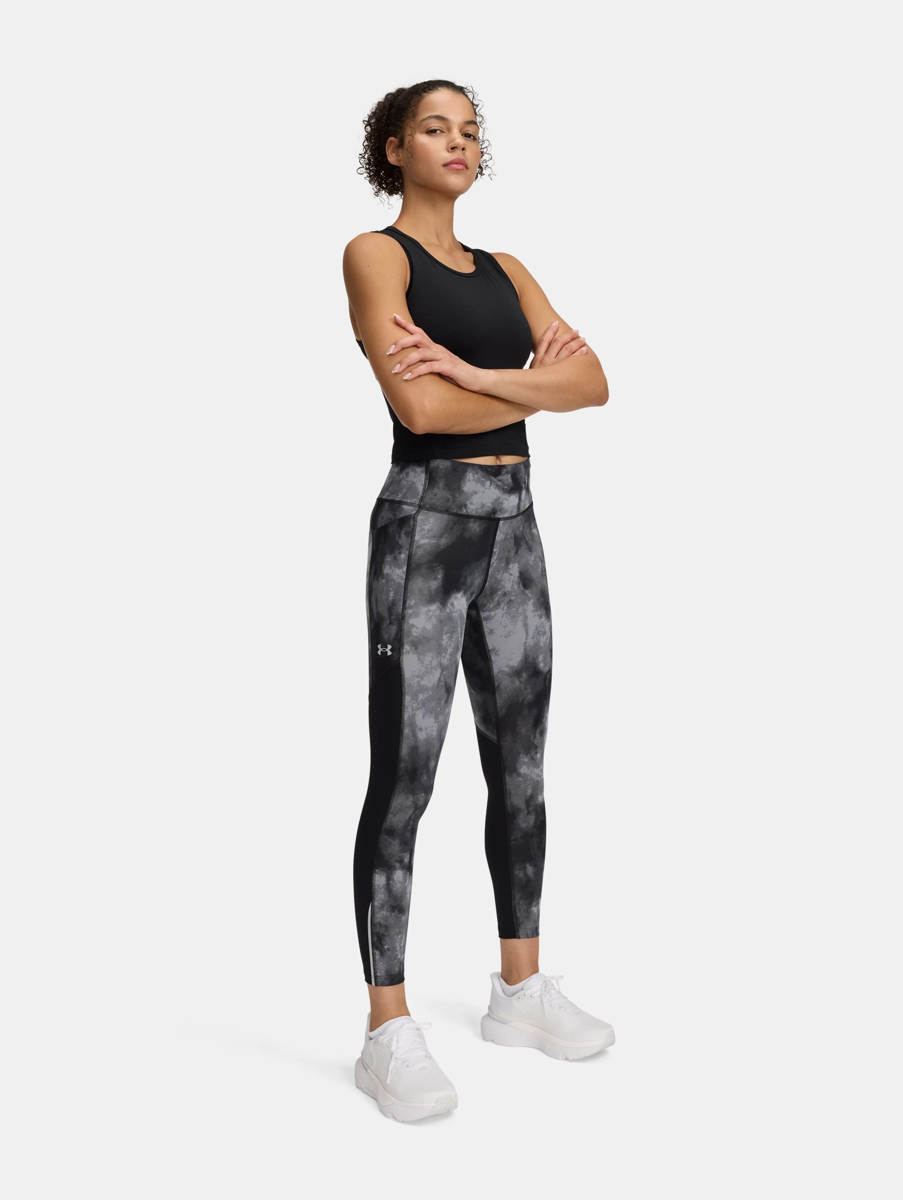 Women's UA Launch Printed Ankle Tights - 3