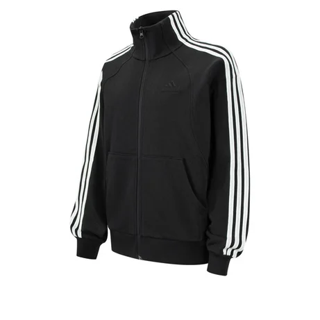 (WMNS) adidas 3-Stripes Jacket 'Black White' JN0759 - 1