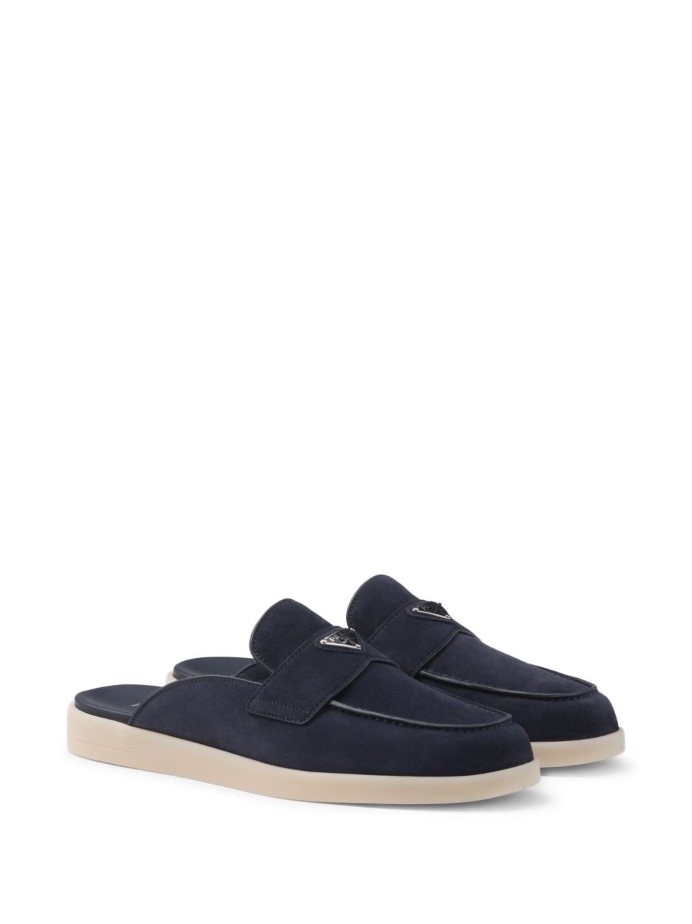 suede slip-on slippers - 2