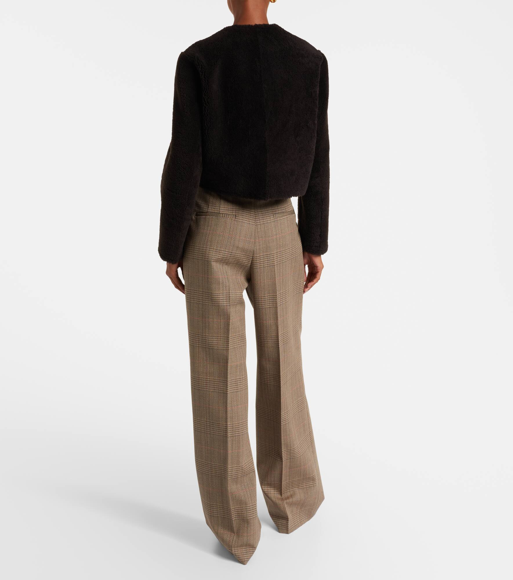 Soft Touch cropped reversible leather jacket - 3