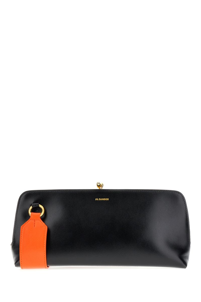 JIL SANDER Leather Clutch Bag - 5