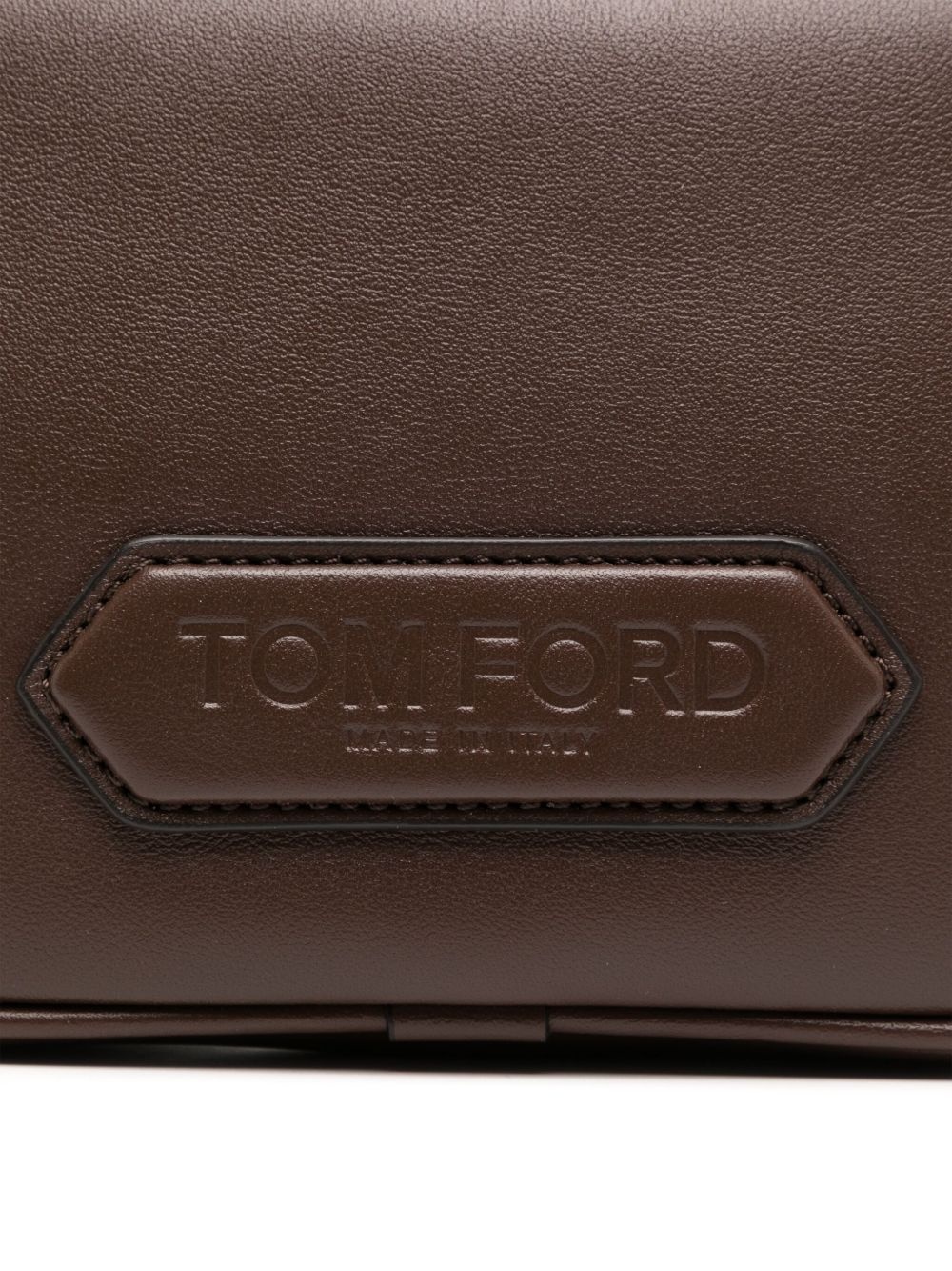 small leather messenger bag - 4