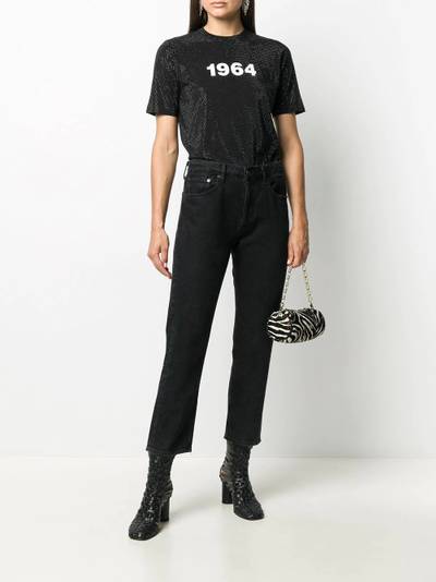 DSQUARED2 crystal-embellished logo T-shirt outlook