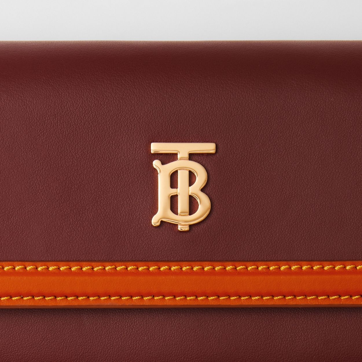 Monogram Motif Two-tone Leather Continental Wallet - 2