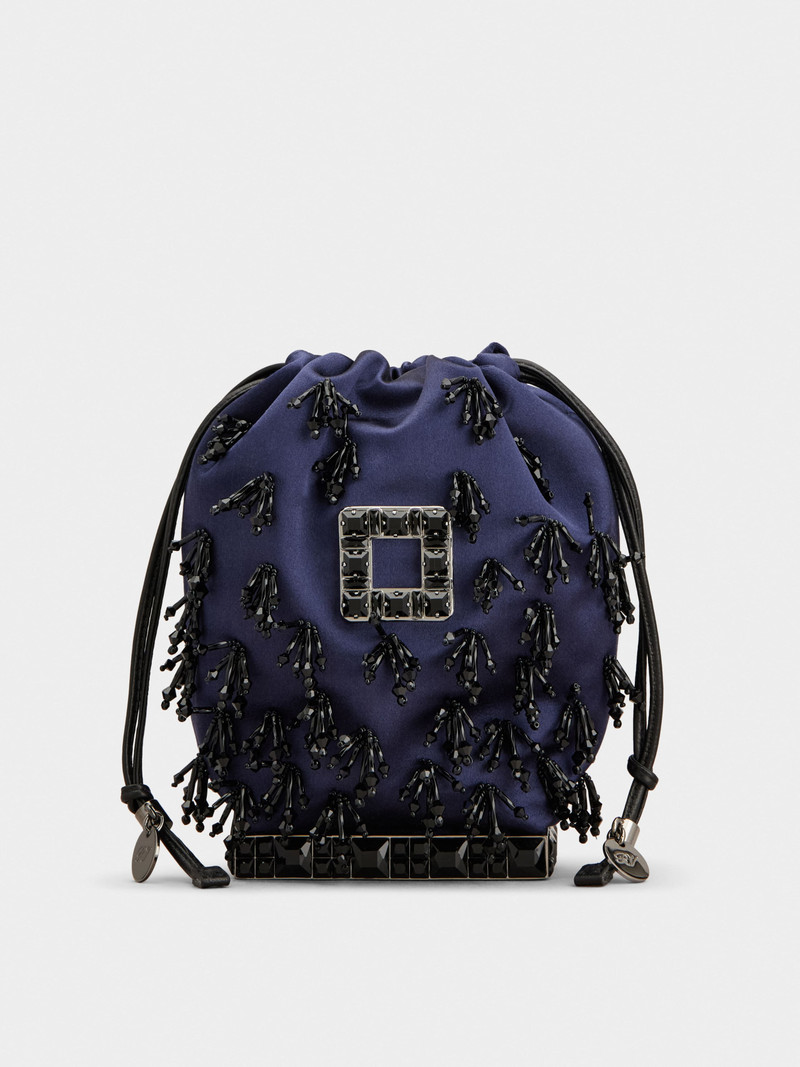Très Vivier Bucket Bag in satin 1