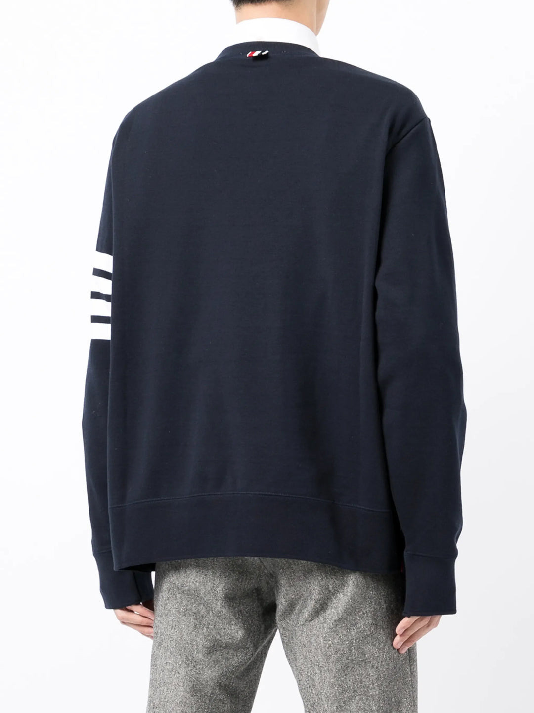 Sweatshirt With 4Bar In Loop Back - 4
