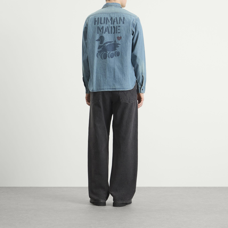 Human Made Human Made Stencil Military Chambray Shirt outlook