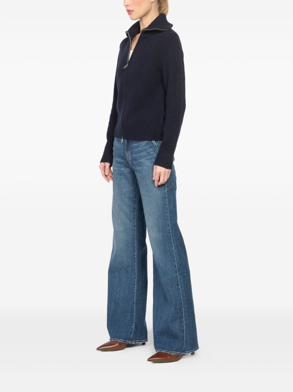 zip-up cardigan - 3