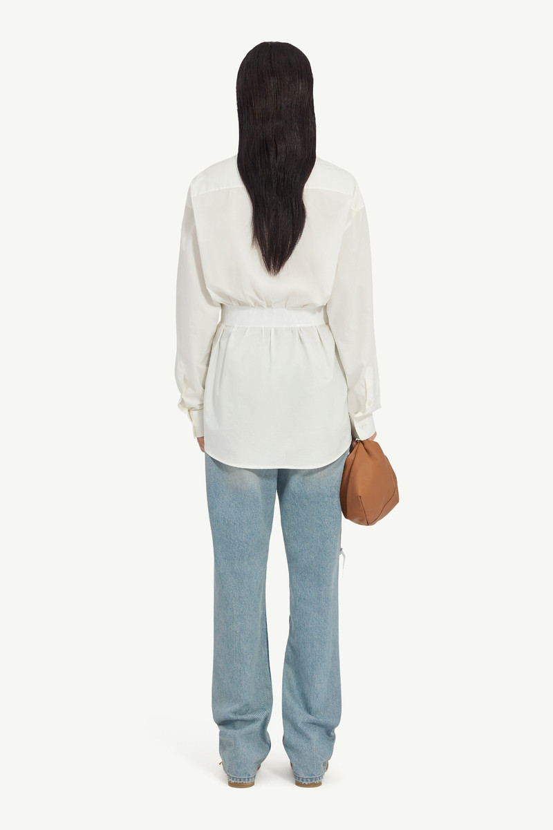 Taped poplin shirt 4