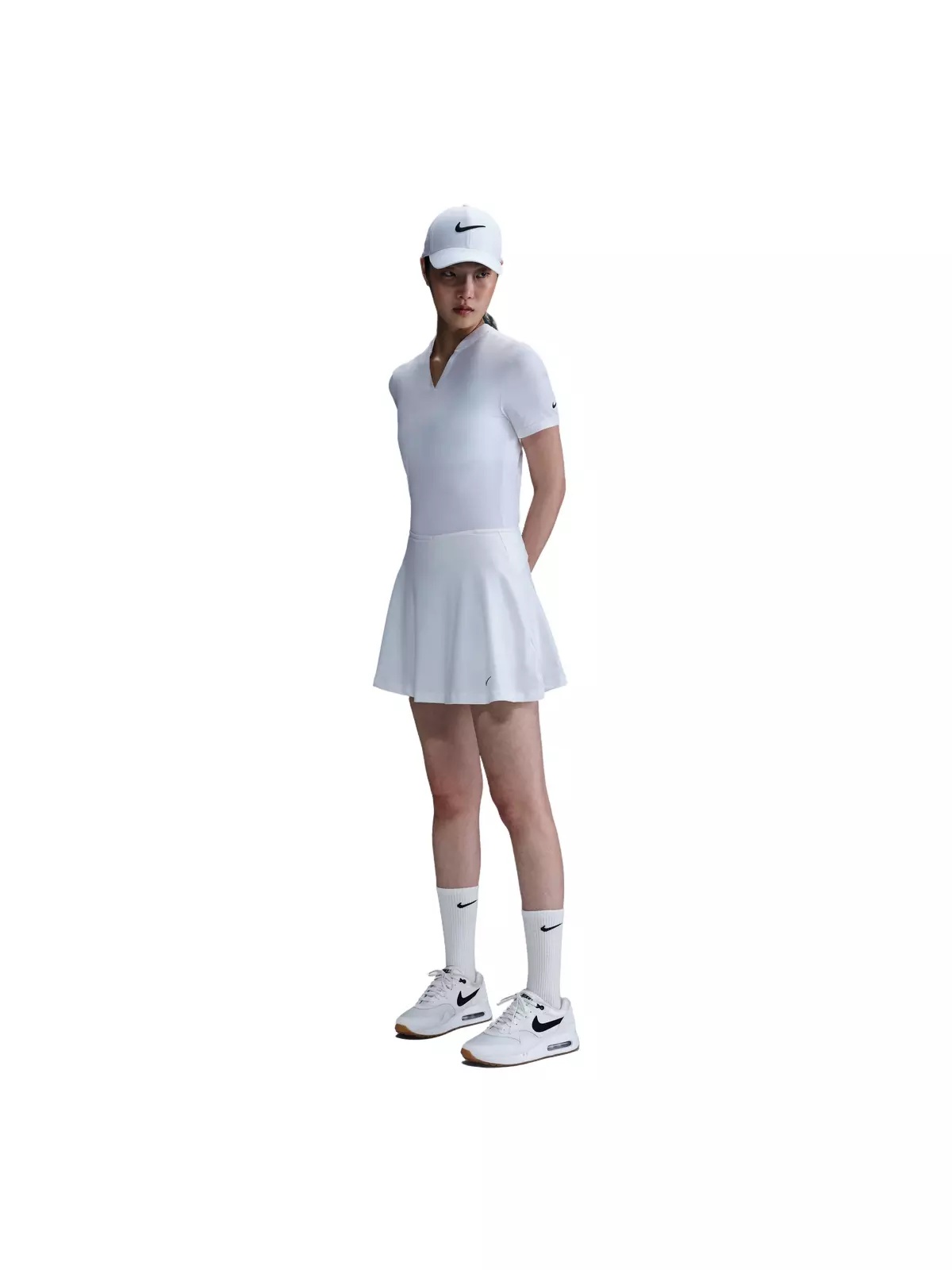 Women's Tour Dri-FIT Flouncy Golf Skirt -White - 3