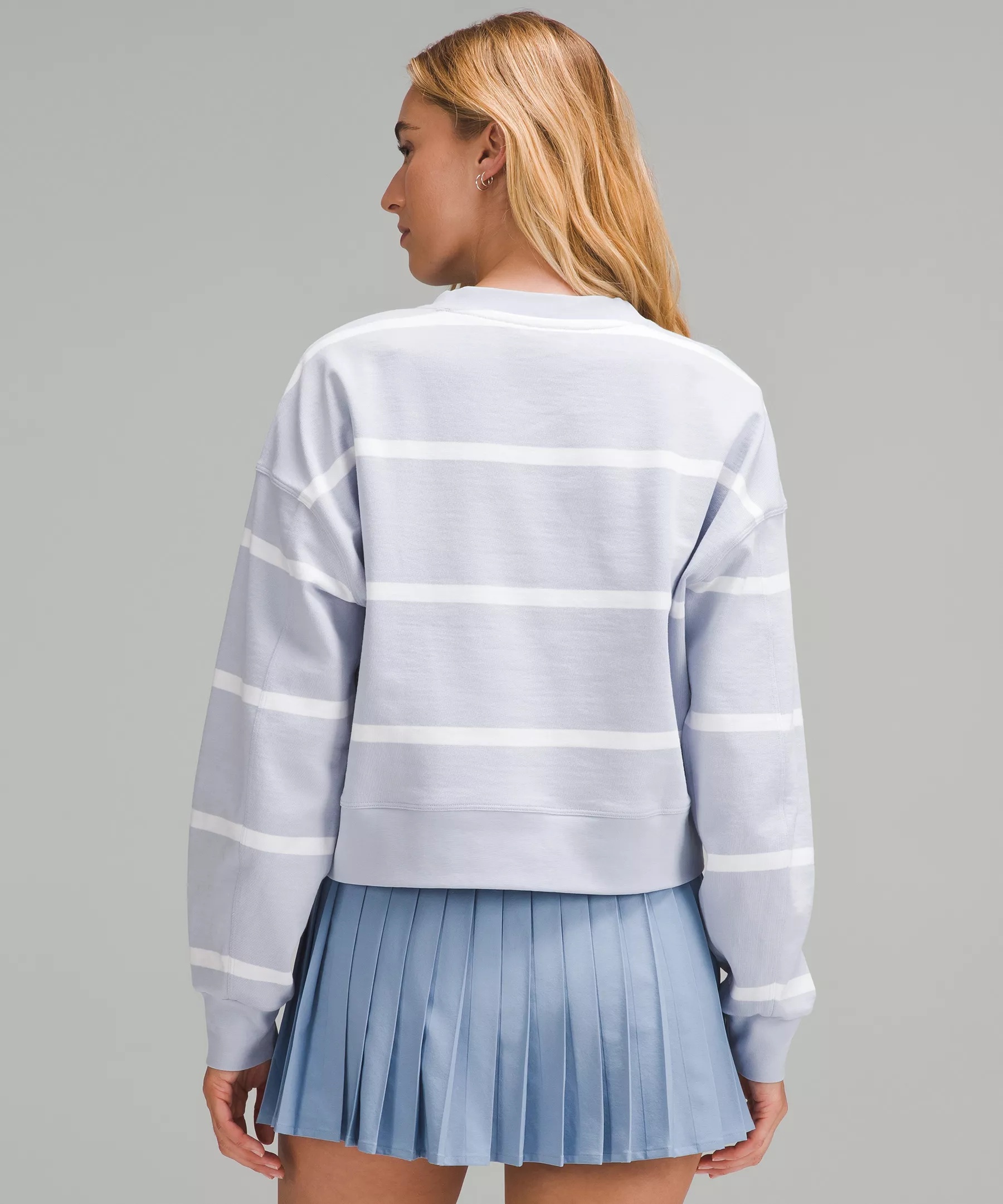 Perfectly Oversized Cropped Crew *Stripe - 3