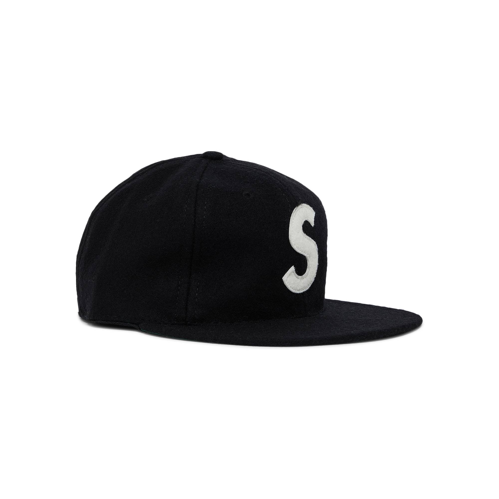 Supreme x Ebbets S Logo Fitted 6-Panel 'Black' - 2