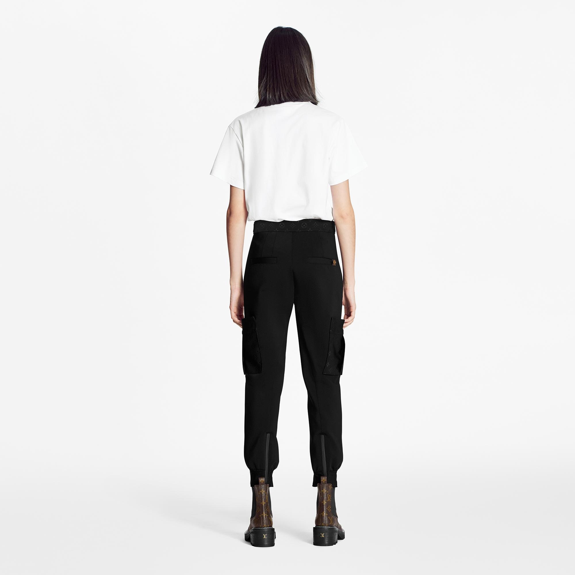 Monogram Detail Cargo Pants - 7