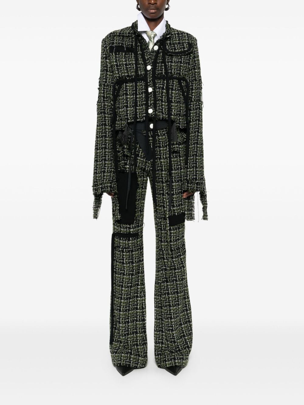 deconstructed tweed jacket - 2