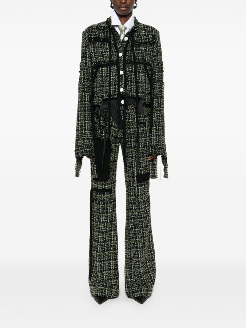 OTTOLINGER deconstructed tweed jacket outlook