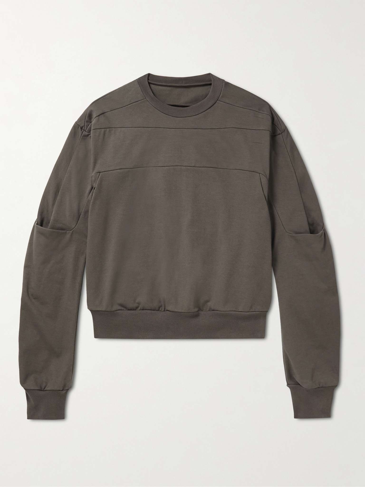 Geth Panelled Cotton-Jersey Sweatshirt - 1