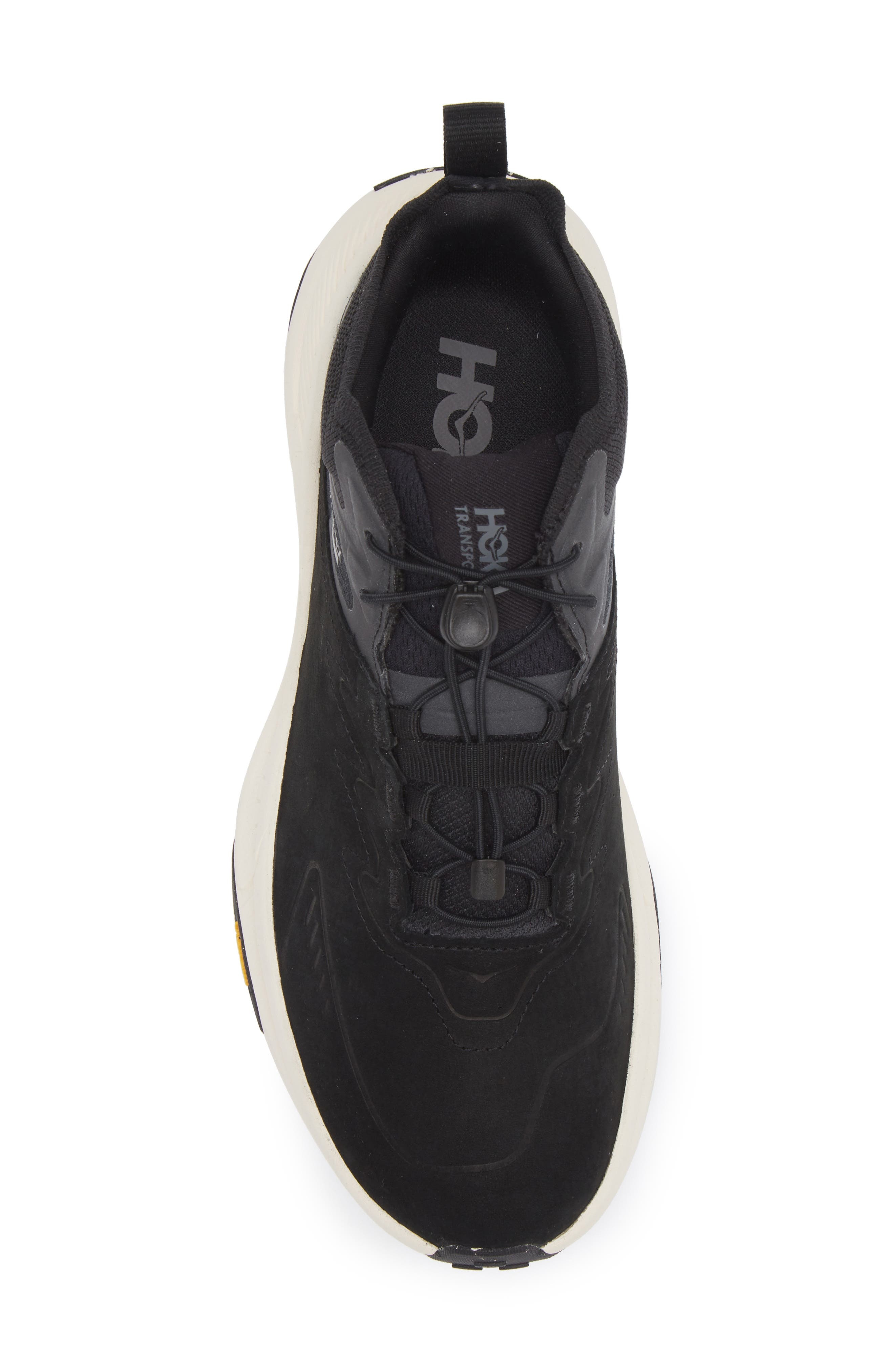 HOKA Transport Chukka Gore-Tex® Waterproof Running Shoe in Black /Alabaster at Nordstrom - 5