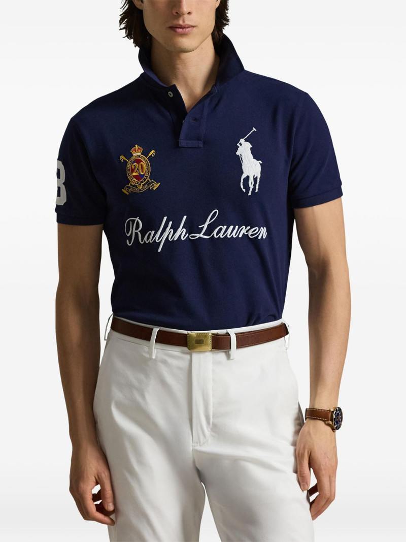 logo polo shirt 3