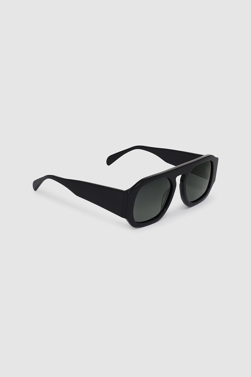 Preston Sunglasses - Black With Green - 3
