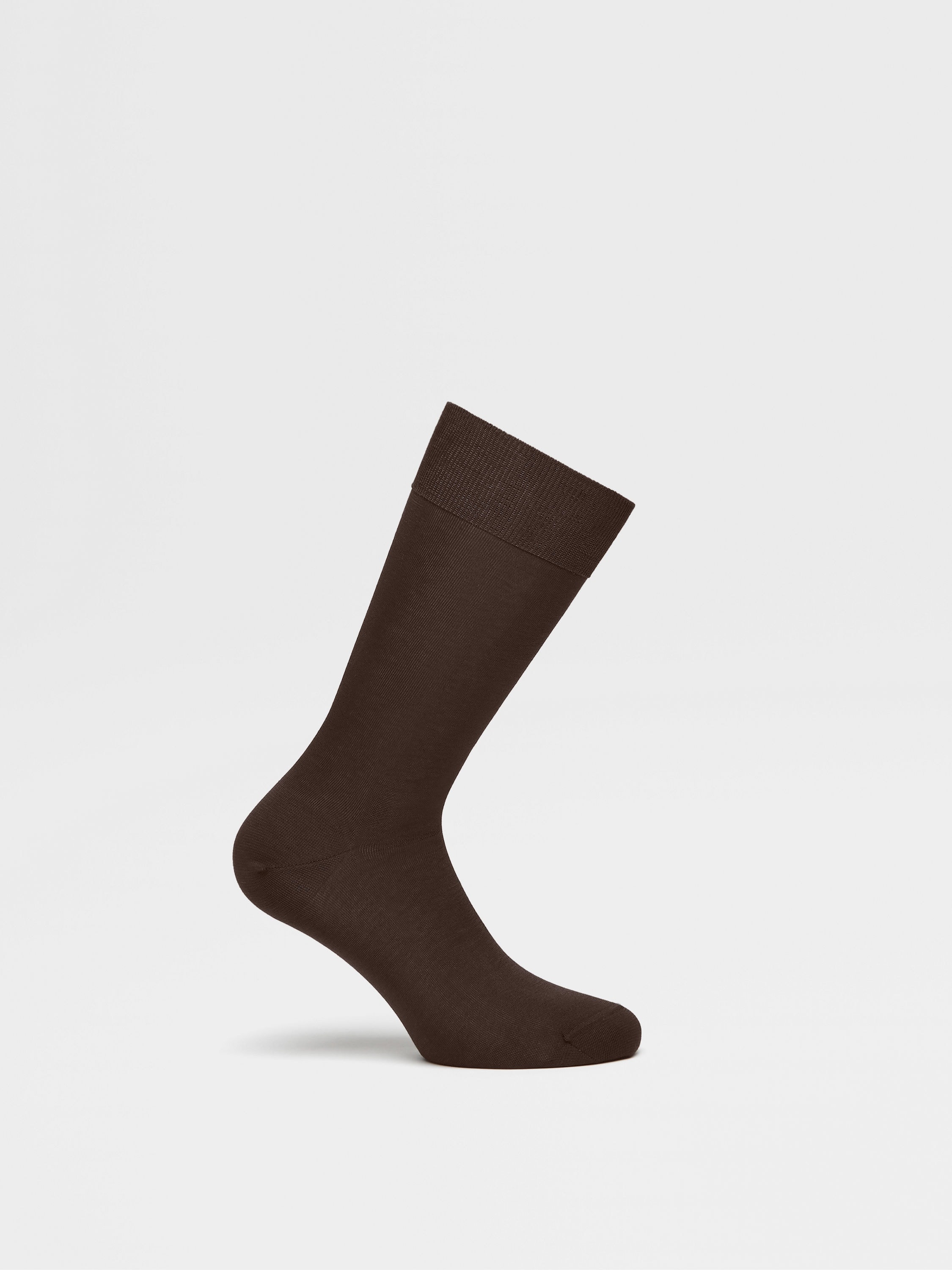 BROWN COTTON SOCKS - 3