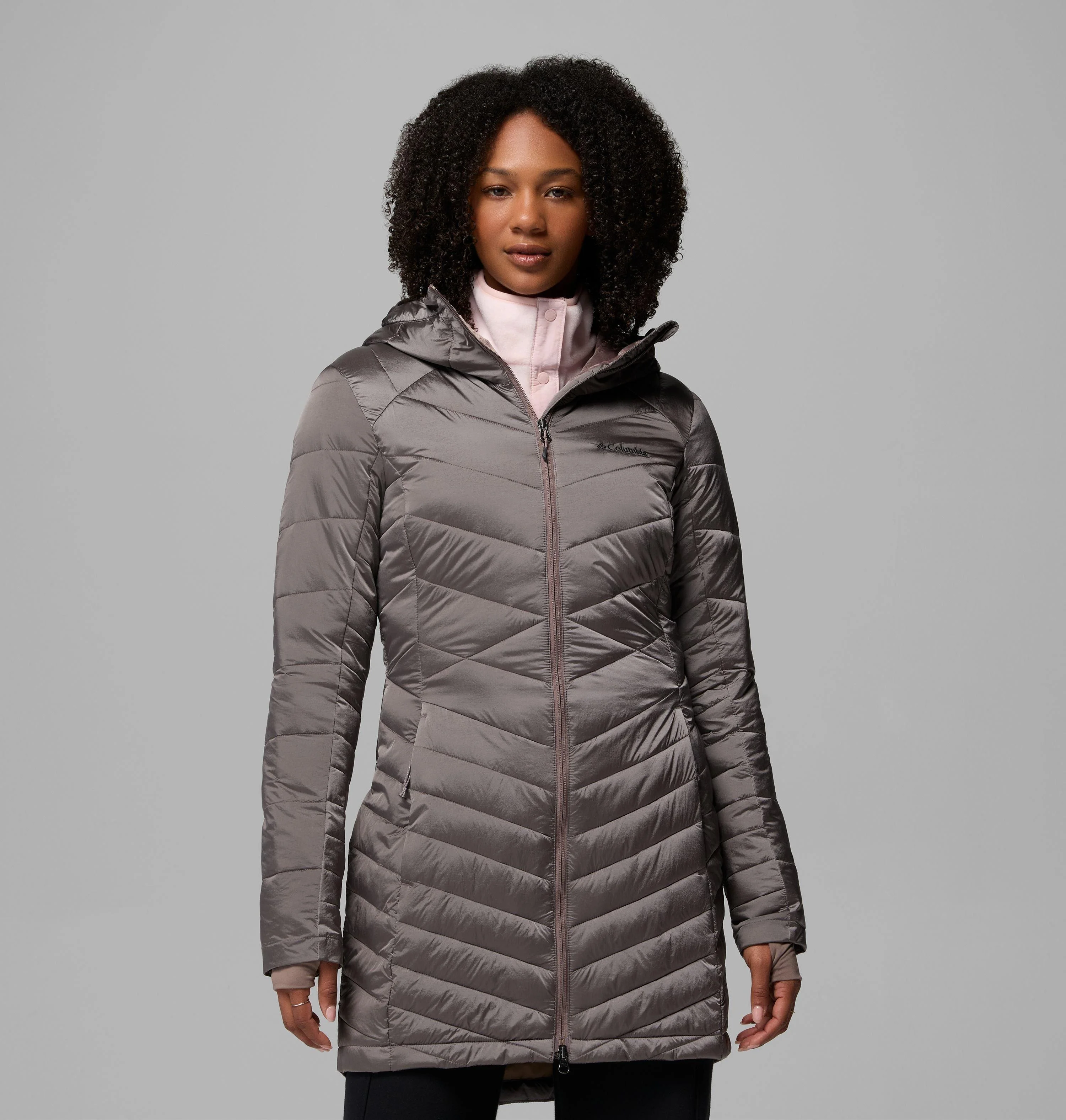 Women's Joy Peak II Mid Hooded Jacket - 1
