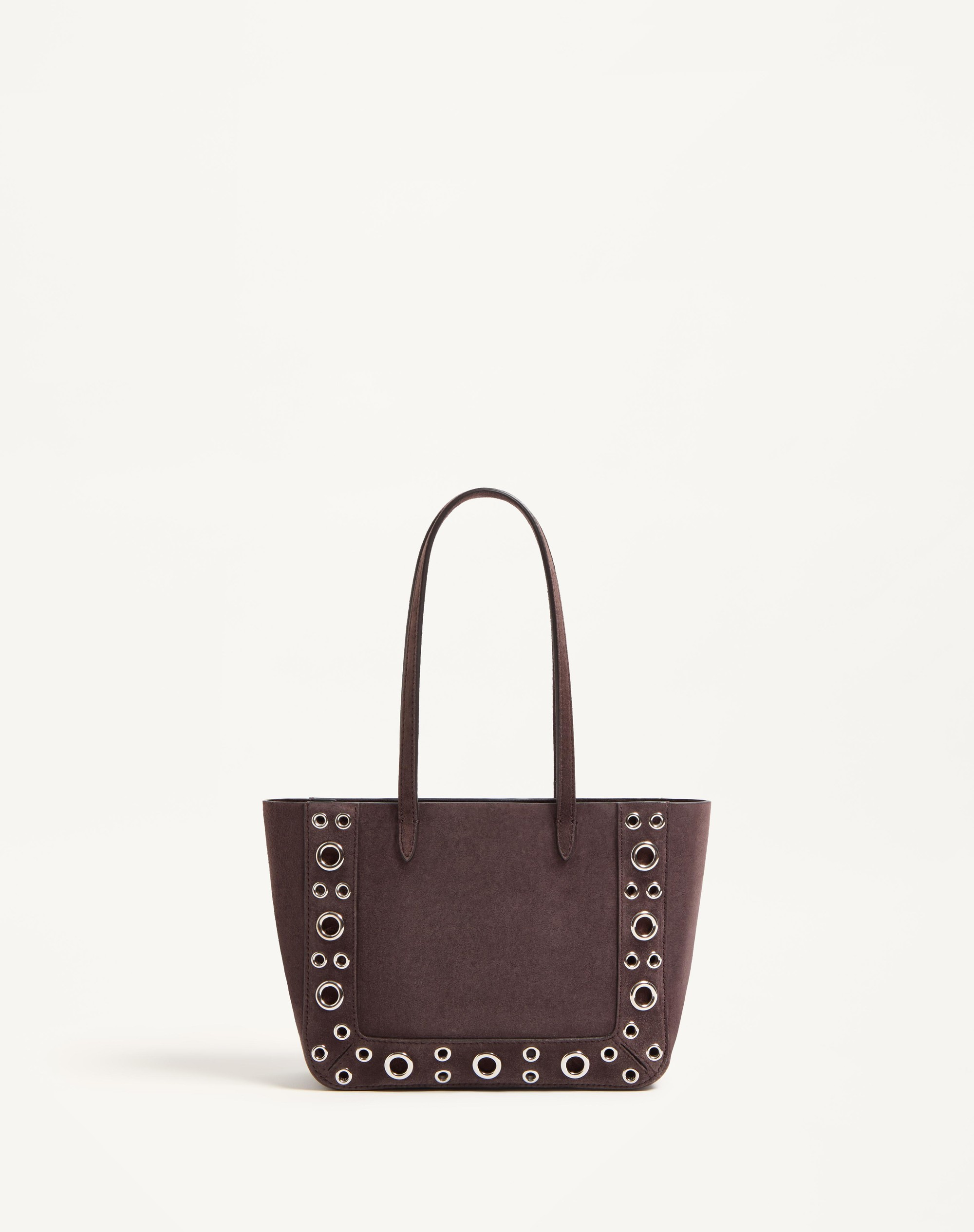 VALENTINO GARAVANI NELLCÔTE MINI SUEDE SHOPPING BAG - 5