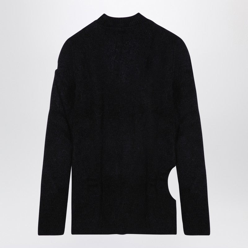 Rick Owens Black Alpaca-Blend Jumper Men - 2