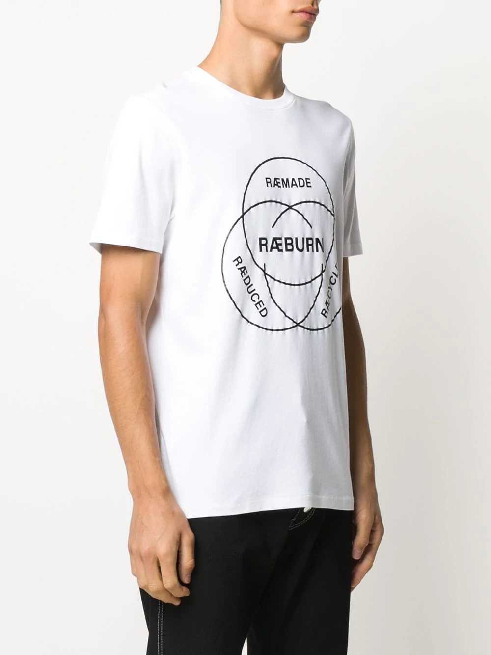 logo print T-shirt  - 3