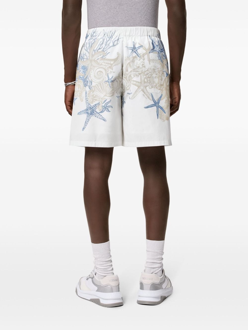 Barocco Sea cotton shorts - 4