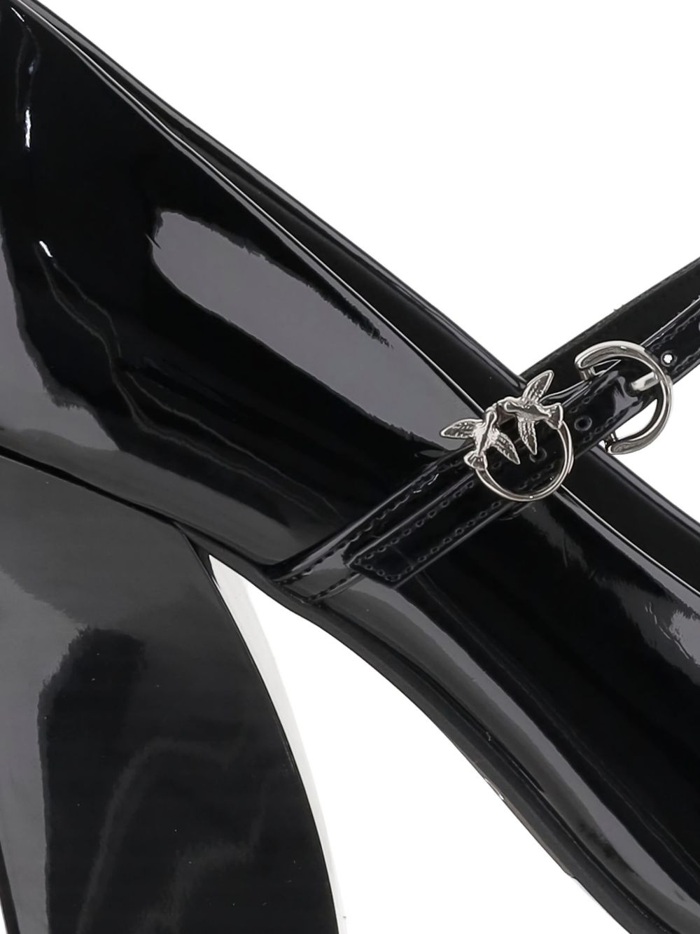 80mm pointed-toe buckle pumps - 3