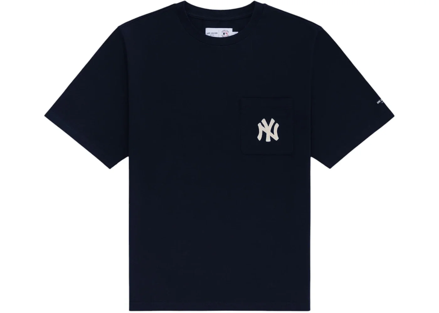 Aime Leon Dore Yankees Chainstitch Pocket Tee Navy - 1