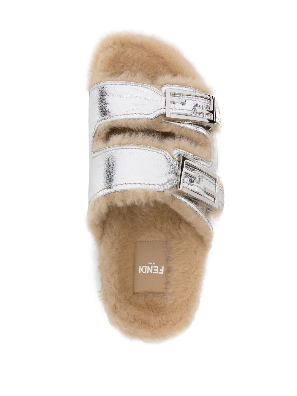 Feel leather slides - 4