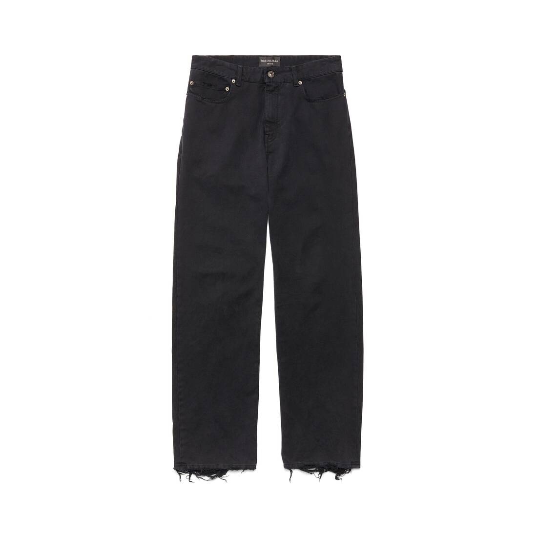 Medium Fit Pants in Black - 1