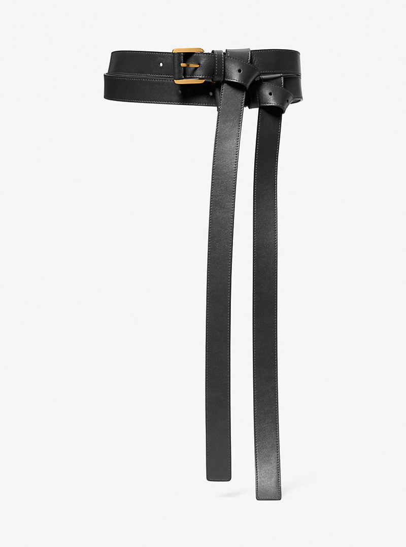 Allegra Leather Double Waist Belt 1
