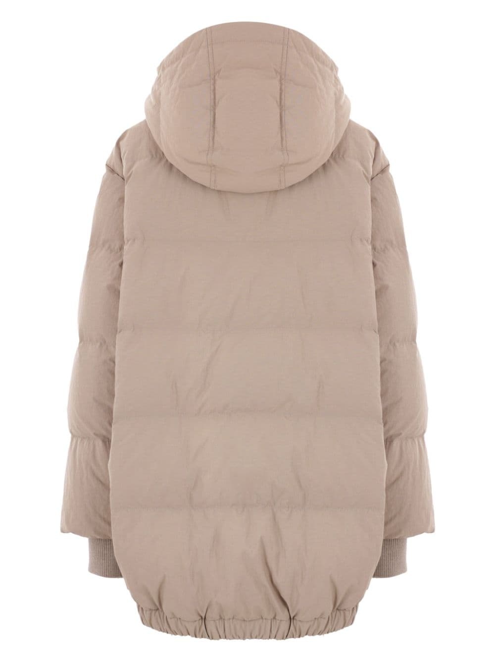 hooded down jacket - 2