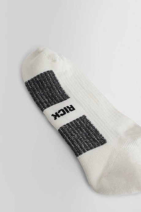 Rick owens men's milk socks in cotton knit - 4