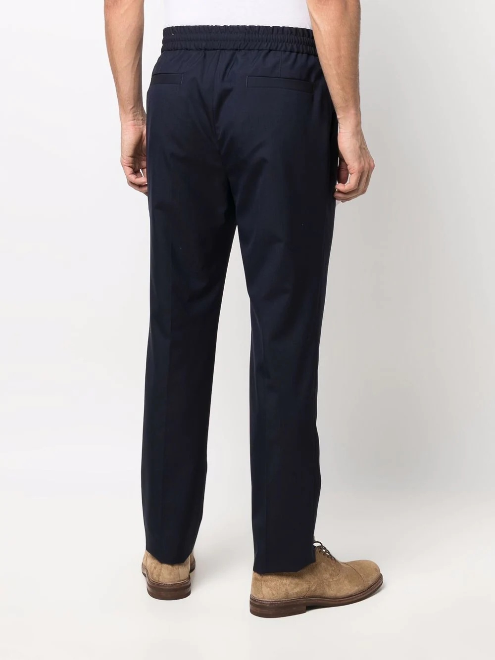 drawstring-waist trousers - 4