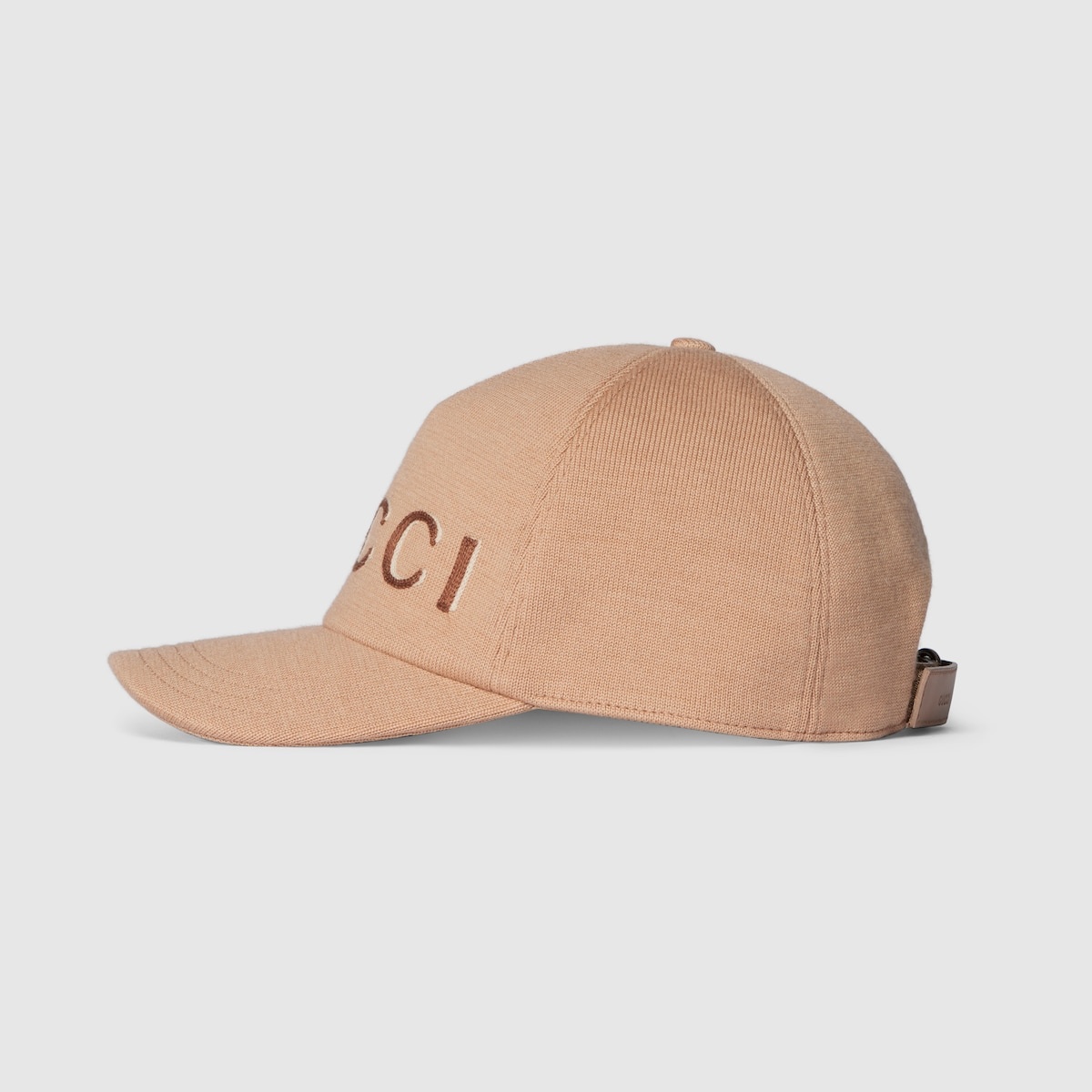 Embroidered wool baseball hat - 2