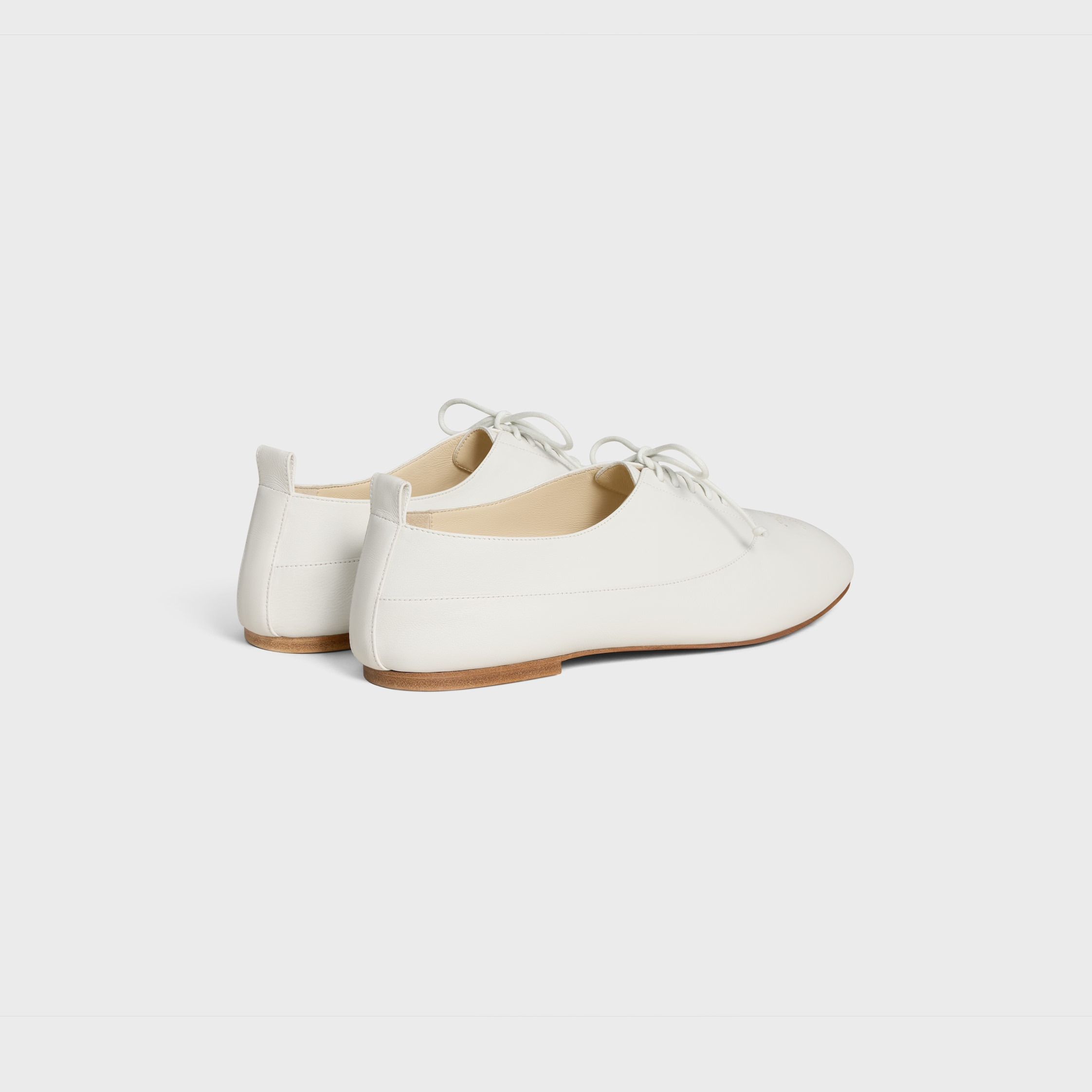 CELINE LISE PERFORATED TRIOMPHE RICHELIEU IN LAMBSKIN - 3