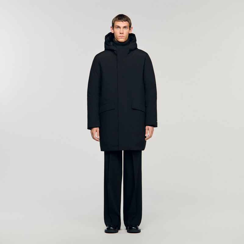 Sandro HOODED PARKA WITH ZIP outlook