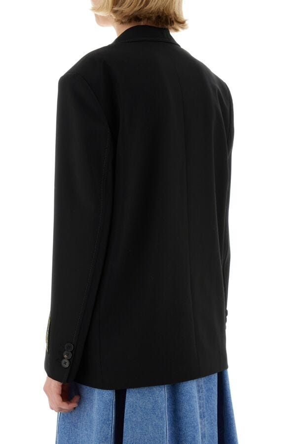 ジャケット MARNI Black polyester stretch blazer Marni Black Polyester Stretch Blazer | italist